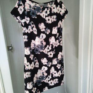 Laura Petites, size small, pink floral dress